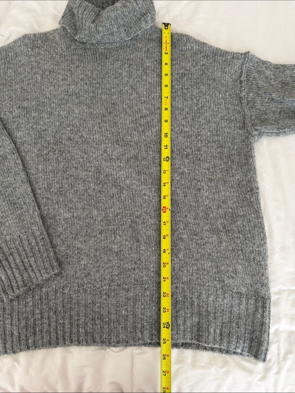 H&M Grey Ribbed Turtleneck Sweater - Picture 4 of 5